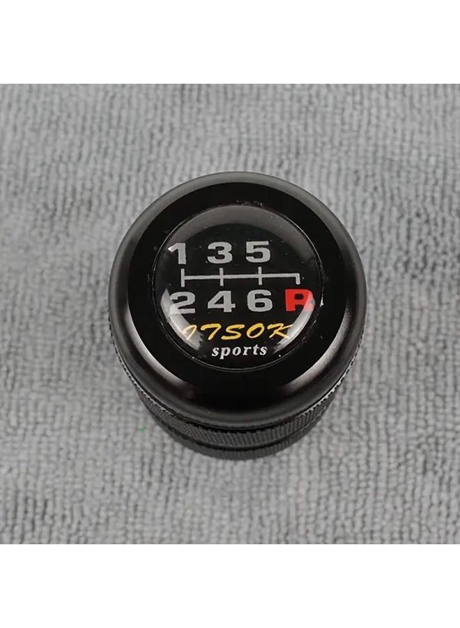 Silvery Aluminum 6 Speed Manual Gear Shift Knob With 3 Adapters Fits Most Cars - Image 5